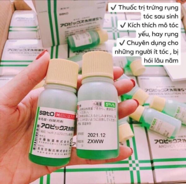  Thuốc mọc tóc Sato Nhật Bản thảo dược chính hãng 
