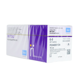  CHỈ TAN TỔNG HỢP ĐA SỢI MERIL MITSU (POLYGLACTIN 910) SỐ 6/0, DÀI 70CM, KIM TRÒN 1/2C, DÀI 13MM, PGN600134(HỘP 12 TÉP) 