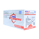  CHỈ TAN TỔNG HỢP ĐA SỢI MERIL MITSU AB (POLYGLACTIN 910 CÓ TRICLOSAN) SỐ 0, DÀI 90CM, KIM TRÒN 1/2C, DÀI 40MM, PGT012346 (HỘP 12 TÉP) 