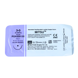  CHỈ TAN TỔNG HỢP ĐA SỢI MERIL MITSU (POLYGLACTIN 910) SỐ 3/0, DÀI 75CM, KIM TRÒN 1/2C, DÀI 26MM, PGN309120 (HỘP 12 TÉP) 