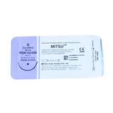  CHỈ TAN TỔNG HỢP ĐA SỢI MERIL MITSU (POLYGLACTIN 910) SỐ 0, DÀI 90CM, KIM TRÒN 1/2C, DÀI 40MM, PGN102358 (HỘP 12 TÉP) 