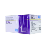  CHỈ TAN TỔNG HỢP ĐA SỢI MERIL MITSU (POLYGLACTIN 910) SỐ 4/0, DÀI 75CM, KIM TRÒN 1/2C, DÀI 17MM, PGN409106 (HỘP 12 TÉP) 