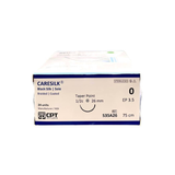  CHỈ PHẪU THUẬT KHÔNG TIÊU CPT CARESILK SILK số 0 - S35A26 (hộp 24 tép) 