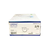  CHỈ PHẪU THUẬT KHÔNG TIÊU CPT CARESILK SILK số 2/0 - S30A26 (hộp 24 tép) 