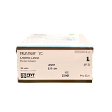  CHỈ PHẪU THUẬT TỰ TIÊU TAN CHẬM CPT TRUSTIGUT® (C) CHROMIC CATGUT số 1 - C500 (hộp 24 tép) (KHÔNG KIM) 