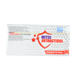  CHỈ TAN TỔNG HỢP ĐA SỢI MITSU AB (POLYGLACTIN 910 CÓ CHẤT KHÁNG KHUẨN TRICLOSAN) SỐ 1, DÀI 70CM, KIM TRÒN 1/2C,DÀI 31MM, PGT019213 (HỘP 12 TÉP) 