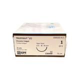  CHỈ PHẪU THUẬT TỰ TIÊU TAN CHẬM CPT TRUSTIGUT® (C) CHROMIC CATGUT số 1 - C50A40 (hộp 24 tép) 