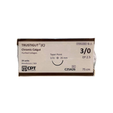  CHỈ PHẪU THUẬT TỰ TIÊU TAN CHẬM CPT TRUSTIGUT® (C) CHROMIC CATGUT số 3/0 - C25A26 (hộp 24 tép) 