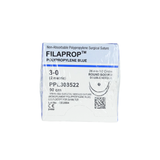 CHỈ KHÔNG TAN TỔNG HỢP ĐƠN SỢI MERIL FILAPROP (POLYPROPYLENE) SỐ 3/0,DÀI 90CM,2 KIM TRÒN 1/2C,DÀI 26MM,PPL308522(12 tép) 