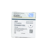  CHỈ TAN CHẬM TỔNG HỢP ĐƠN SỢI MERIL FILAXYN (POLYDIOXANONE)SỐ 4/0,DÀI 75CM, KIM TRÒN 1/2C, DÀI 20MM, PDX409115SL (HỘP 12 TÉP) 