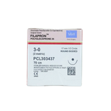  CHỈ TAN TỔNG HỢP ĐƠN SỢI MERIL FILAPRON (POLIGLECAPRONE 25) SỐ 3/0,DÀI 70CM, KIM TRÒN 1/2C, DÀI 17MM, PCL303437 (HỘP 12 TÉP) 