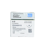  CHỈ TAN CHẬM TỔNG HỢP ĐƠN SỢI MERIL FILAXYN (POLYDIOXANONE) SỐ 4/0, DÀI 70CM, KIM TRÒN 1/2C, DÀI 20MM, PDX409115 (HỘP 12 TÉP) 