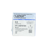  CHỈ KHÔNG TAN TỔNG HỢP ĐƠN SỢI MERIL FILAPROP(POLYPROPYLENE) SỐ 4/0, DÀI 90CM, 2 KIM TRÒN 1/2C, DÀI 20MM, PPL408761DN (HỘP 12TÉP) 