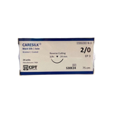  CHỈ PHẪU THUẬT KHÔNG TIÊU CPT CARESILK SILK số 2/0 - S30E24 (hộp 24 tép) 