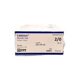  CHỈ PHẪU THUẬT KHÔNG TIÊU CPT CARESILK SILK số 2/0 - S3012 (hộp 24 tép) (KHÔNG KIM) 