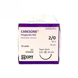  CHỈ PHẪU THUẬT TỰ TIÊU CPT CARESORB® POLYGLACTIN 910 số 2/0 - GT30A26 (hộp 12 tép) 