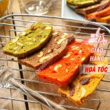  Bánh Biscotti Nguyên Cám Ngủ Cốc Mix Vani, Chocolate, Dâu Tây & Trà Xanh - Lon 300gr 