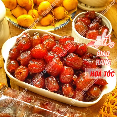  Táo Sấy Dẻo Thái Lan Đã Tách Hạt - Lon 500gr 