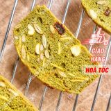  Bánh Biscotti Nguyên Cám Ngủ Cốc Vị Trà Xanh - Túi 1kg 