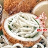  Mứt Dừa Non Thanh Điêp Sợi Đũa Vị Vani Lon 450Gr 