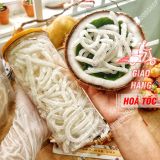  Mứt Dừa Non Thanh Điêp Sợi Đũa Vị Vani Lon 450Gr 