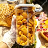  Bánh Gấu Nhân Kem Thiên Hồng - Lon 300gr 