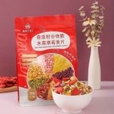  Hạt Dinh Dưỡng Sữa Chua Trái Cây Meizhoushike Yogurt, Nuts Oatmeal - Gói Màu Đỏ 400Gr 