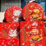  Hộp Bánh Quà Tết - Hộp Bánh Quy Mèo Trắng - Mèo Vàng Hộp 268gram 