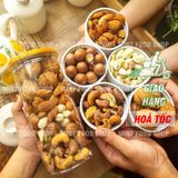  Hạt Dinh Dưỡng Mix 5 Vị Lon 450Gram (Macca, Hạt Dẻ Cười, Hạnh Nhân Rang Bơ, Hạt Điều, Óc Chó) 