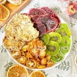  Combo 30 Gói Trà Detox Mix THANH LONG KIWI THƠM TẮC VÀNG + Tặng Bình Thủy Tinh (Trà hoa quả Sấy Khô - Trà Thảo Mộc) 