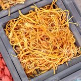  Nấm Đông Trùng Dọc Sấy Khô (Nấm Trùng Thảo Dọc) - Hủ Thủy Tinh Cao Cấp 350gr 