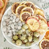  Combo 30 Gói Trà Detox Mix TẮC XANH TÁO CHANH XÍ MUỘI + Tặng Bình Thủy Tinh (Trà hoa quả Sấy Khô - Trà Thảo Mộc) 