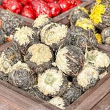  Trà Phổ Nhĩ Cúc Trắng (Trà Phổ Nhĩ Nở Hoa - Trà Pu'er Vân Nam - Trà Kim Qua Cống - Trà Nhân Đầu Cống) - Túi 250gr 