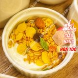  Hạt Dinh Dưỡng Sữa Chua Trái Cây Meizhoushike Yogurt, Nuts Oatmeal - Gói Màu Hồng 400Gr 