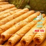  Bánh Ống Mè Nước Cốt Dừa Hương Vani - Lon 250Gr 