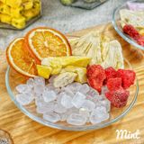  Set Trà Dâu Dứa Đầy Đủ Nguyên Liệu (Cốt trà dâu, Dứa, Dâu Tây, Xoài, Đường Phèn, Cam Vàng) - Hộp 5 Set  & 1 Set 