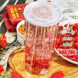  Chùm Ruột Xiên Que Tuổi Thơ Kèm Muối Chấm Hộp 400gr (Hộp 22 Xiên) 