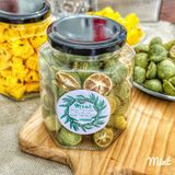  Tắc Xanh ( Quất / Hạnh ) Sấy Lạnh (Quất Xanh Sấy Thăng Hoa) - Hủ Thuỷ Tinh Cao Cấp 300gr 