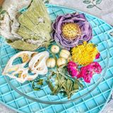  Trà Hoa Sen (Lotus) Mix Đầy Đủ VIP - Hộp 5 Set (Mix Tâm Sen - Hạt Sen - Củ Sen - Hoa Cúc - Hoa Hồng - Lá Sen - Cỏ Ngọt) 