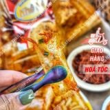  Bánh Tráng Tỏi Mix Khô Bò Xâu 10 Gói 