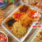  Cơm Cháy Lục Vị - Vĩ 6 loại Topping (Khô Gà, Khô Bò, Rong Biển, Mực Tẩm Vị, Chà Bông, Ruốc Tép) 