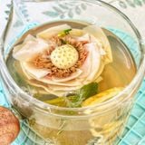  Trà Hoa Sen (Lotus) Mix Củ Sen - Hộp 5 Set (Hoa Sen - Củ Sen - Lá Sen - Cỏ Ngọt) 