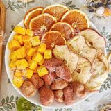  Combo 30 Gói Trà Detox Mix DÂU CHANH DÂY TÁO CAM + Tặng Bình Thủy Tinh (Trà hoa quả Sấy Khô - Trà Thảo Mộc) nhiều vị 