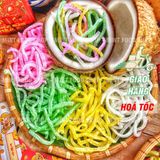  Mứt Dừa Non Thanh Điệp Dạng Sợi Đũa Mix Vị - Lon 450Gr 