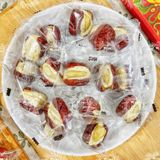  Táo Đỏ Kẹp Sữa Nhân Hạt Điều (Burger táo đỏ nhân marshmallow sữa kẹp hạt điều) Túi 1kg 