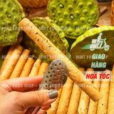  Bánh Ống Mè Nước Cốt Dừa Hương Vani - Lon 250Gr 