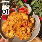  Thơm Sấy Muối Ớt Lon 300Gr - 500gr - Dứa Sấy Cay - Khóm Sấy Muối Ớt 100% không đường 