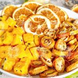  Combo 30 Gói Trà Detox Mix CHANH DÂY CAM TẮC VÀNG + Tặng Bình Thủy Tinh (Trà hoa quả Sấy Khô - Trà Thảo Mộc) 