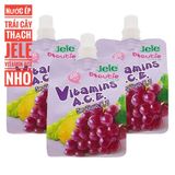  Nước Ép Trái Cây Thạch Jele Vitamin A, C, E - Lốc 3 Gói 