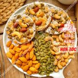  Thanh Gạo Lứt Ngũ Cốc Chà Bông Rong Biển - Cốm Gạo Lứt - Bánh Gạo Lứt - Túi 500Gr 